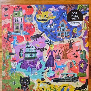 Mudpuppy Spookytown Halloween 500 Piece Puzzle